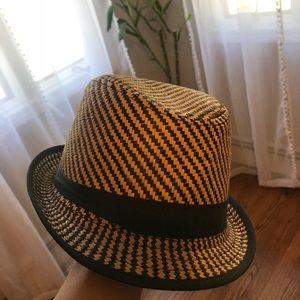 Weaved fedora hat